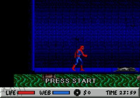 Коллекционный сборник 4 в 1 Человек-Паук (Spider-Man) (16BC-008) Русская Версия (16 bit) 