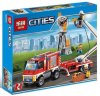  Конструктор Lepin Cities Грузовик пожарной команды 412 деталей (No.02083)