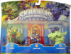 Skylanders Spyro's Adventure: Набор интерактивных фигурок Warnado (светящийся в темноте), Camo, Ignitor