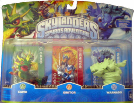 Skylanders Spyro's Adventure:    Warnado (  ), Camo, Ignitor