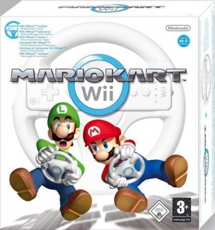 :  Mario Kart Wi-Fi +   Wii Wheel. (Wii)