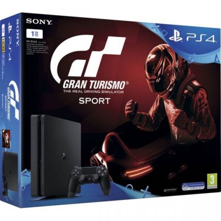   Sony PlayStation 4 Slim 1Tb Rus  +  Gran Turismo Sport 