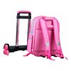 Рюкзак пиксельный на роликах WY-A024 Super Class Rolling Backpack Розовый Рюкзаки