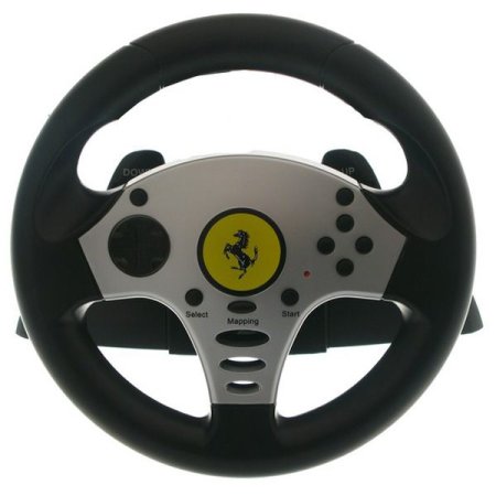 Руль Universal Challenge Racing Wheel + переходник PS2 to Xbox 360 (Xbox 360) 