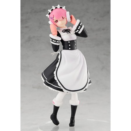 Фигурка Good Smile Company Pop Up Parade: Рам (Ram) Жизнь с нуля в альтернативном мире (Re:ZERO Starting Life in Another World Ice Season Ver.) (4580416942898) 18 см 