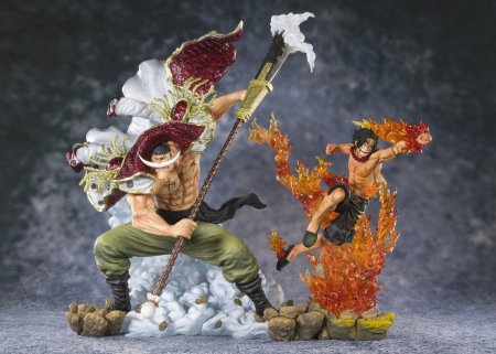  BANDAI Figuarts ZERO: - (One Piece)  .   2-    (PORTGAS D.ACE Commander of the Whitebeard 2nd Division) (57670-5) 19,5 