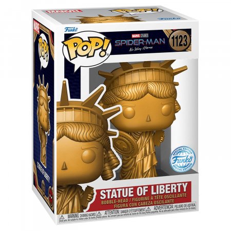   Funko POP! Deluxe Bobble:   22 (Statue Of Liberty NYCC22 (Exc)) -:    (Marvel Spider-Man No Way Home) ((1123) 67062) 9,5 