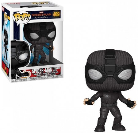 Funko POP! Bobble: -    (Spider-Man (Stealth Suit)) -:    (Spider-Man: Far From Home) (39208) 9,
