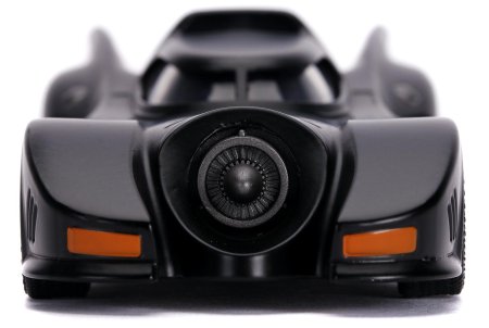 Модель машинки с фигуркой Jada Toys: Машинка Бэтмобиль 1989 года (Batmobile 1989) 1:32 + Фигурка Бэтмен (Batman) 7 см (31704) 
