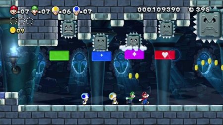 Купить игру New Super Mario Bros U Русская Версия (Wii U) на Nintendo Wii U диск