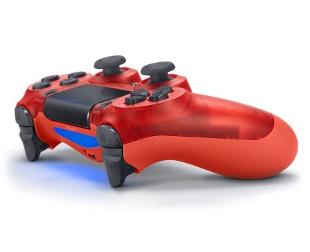  Геймпад беспроводной Sony DualShock 4 Wireless Controller (v2) Red Crystal (Прозрачно-красный) Оригинал (PS4) 