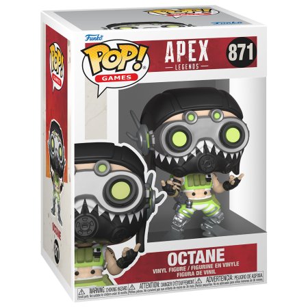 фигурки Фигурка Funko POP! Games: Октан (Octane) Апекс Ледженс (Apex Legends) ((871) 63999) 9,5 см