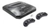 Игровая приставка 16 bit Sega Retro Genesis Modern Wireless (225 в 1) + 225 встроенных игр + 2 беспроводных геймпада (Черная)