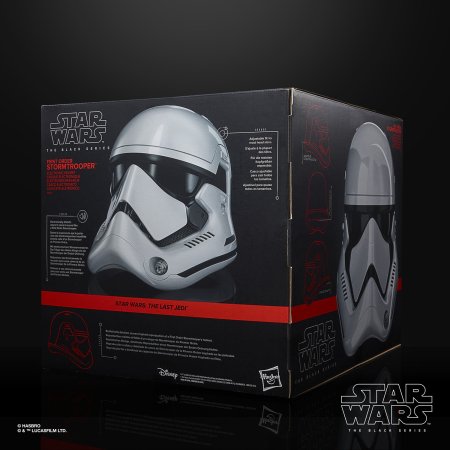  Шлем (Реплика) Hasbro: Штурмовик Первого Порядка (First Order Stormtrooper) Звездные Войны Черная Серия (Star Wars Black Series) (F0012)