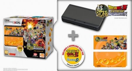     New Nintendo 3DS Black () +  Dragon Ball Z: Extreme Butoden Nintendo 3DS