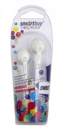 Наушники SmartBuy SBE-6000 Sweets, белые (PC) 