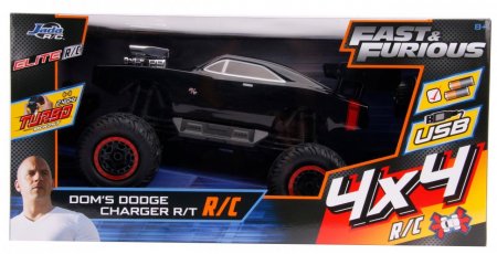     Jada:   1970 44  (1970 Dodge Charger Elite 4 x 4 R/C)  (Fast and Furious) (31348) 45 