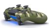  Геймпад беспроводной Sony DualShock 4 Wireless Controller (v2) Green Camouflage (Зеленый камуфляж) Оригинал (PS4) USED Б/У 