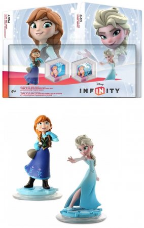 Disney. Infinity 1.0  2   (Anna),  (Elsa)   (Frozen) + 2 