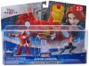 Disney. Infinity 2.0: Набор 2 персонажа + 1 локация: Герои (Железный Человек, Черная Вдова) локация (Мстители) USED Б/У