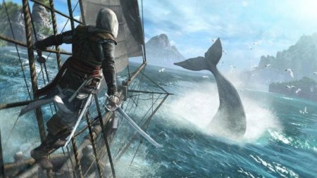   Assassin's Creed 4 (IV):   (Black Flag) Skull Edition   (PS3) USED /  Sony Playstation 3