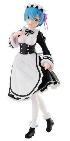 Фигурка Good Smile Company Pop Up Parade: Рем (Rem) Ре Зеро – жизнь с нуля в другом мире Снеговой Сезон (Re: Zero Ice Season) (4580416945363) 17 см