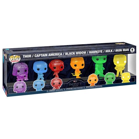 фигурки Набор из шести фигурок Funko POP! Art Series: Мстители: Сага бесконечности (Avengers Infinity Saga (Exc)) Марвел (Marvel) (57619) 9,5 см