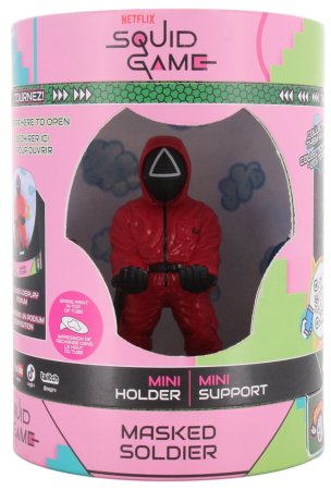  Фигурка подставка для геймпада/телефона Cable Guys Holdems Mini: Солдат в маске (Masked Soldier) НЕТФЛИКС Игра в Кальмара (NETFLIX Squid Game) (896828) 10 см 