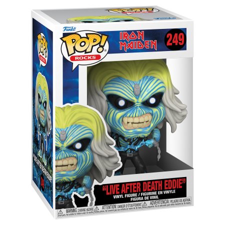 фигурки Фигурка Funko POP! Rocks: Эдди (Eddie) Айрон Мейден: Жизнь после Смерти (Iron Maiden Live After Death) (57608) 9,5 см