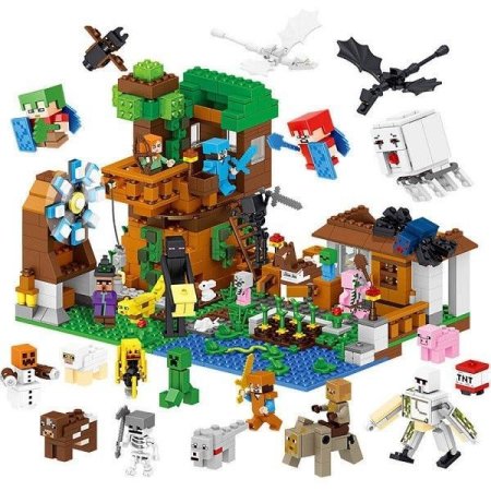  Конструктор Lele My World Загородный дом 1007 деталей (No.33163)