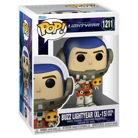 фигурки Фигурка Funko POP! Disney: Базз Лайтер (XL-15) с Соксом (Buzz Lightyear (XL-15) with Sox) Базз Лайтер (Lightyear) ((1211) 63949) 9,5 см