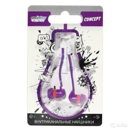 Наушники SmartBuy SBE-350 Concept, фиолетовые (PC)