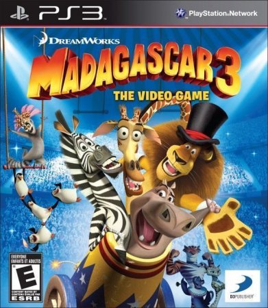  3 (Madagascar 3) The Video Game (PS3) USED /
