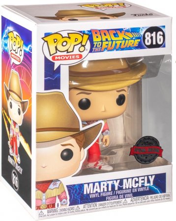  Funko POP! Vinyl:    (Marty McFly Cowboy)    (BTTF) (Exc) (43090) 9,5 