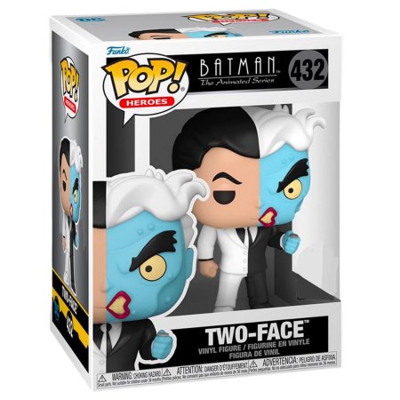 фигурки Фигурка Funko POP! Heroes: Бэтмен с Двумя Лицами (Batman Two Face (Exc)) ДиСи Анимация (DC Animated) (59160) 9,5 см