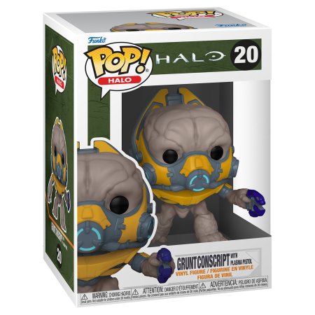 фигурки Фигурка Funko POP! Games: Грант с Плазменным пистолетом (Grunt Conscript with Plasma Pistol) Хало Инфинити (Halo Infinite) (59335) 9,5 см