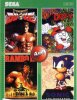 Сборник игр 4 в 1 AA-4110 DYNAMITE DUKE / FANTASTIC DIZZY / RAMBO 3 / SONIC (16 bit)