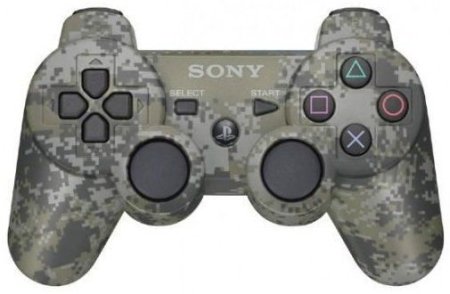 Геймпад беспроводной Sony DualShock 3 Wireless Controller Urban Camouflage (Хаки) Оригинал (PS3)