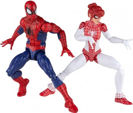      Hasbro: -   (Spiderman and Silk)   (Marvel Legends) (5010994153779) 15 