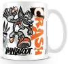 Кружка Pyramid: Трафаретное изображение Крэша Бандикута (Crash Bandicoot (Stencil)) (MG25154) 300 мл