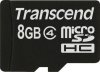 MicroSD Карта памяти 8GB Transcend Class 4 без адаптера (PC)