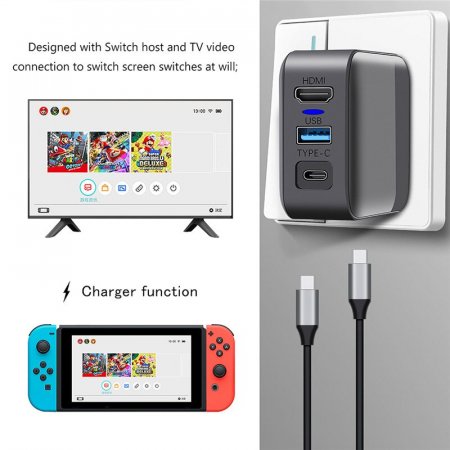  - +    +  +  USB C (171517) (Switch/Switch Lite/Android)