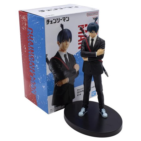 Подвижная фигурка Bandai: Аки Хаякава Фигурка Цепных Духов Часть 2 (Aki Hayakawa Chain Spirits Figure Vol. 2) Человек-бензопила (Chainsaw Man) (4983164881943) 18 см 