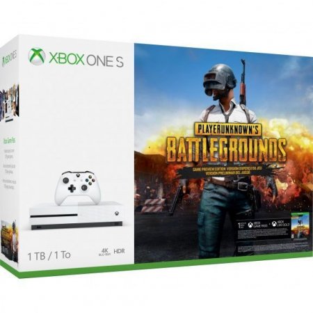   Microsoft Xbox One S 1Tb Eur  + Playerunknown's Battlegrounds PUBG    