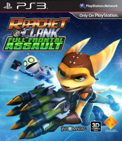  Ratchet and Clank: QForce (Full Frontal Assault) (PS3) USED /  Sony Playstation 3