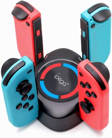 Зарядная станция для 4-х контроллеров Joy-Con iPega (PG-9177) (Switch)