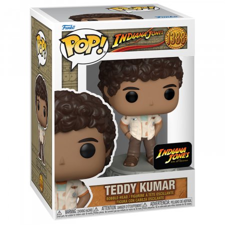 Funko POP! Movies Bobble:   (Teddy Kumar)      (Indiana Jones 5 Dial of Destiny) ((1388) 70811) 9,5 