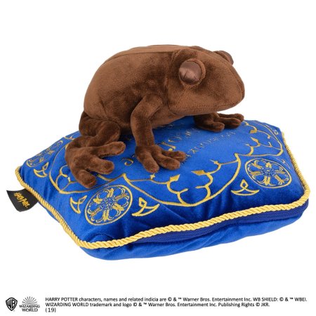  Мягкая игрушка The Noble Collection: Шоколадная лягушка (Chocolate Frog) Гарри Поттер (Harry Potter) 21 см + Подушка 36 см