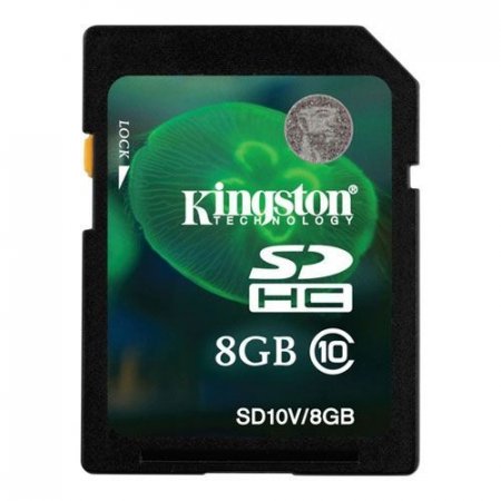SDHC   8GB Kingston Class 10 (PC) 