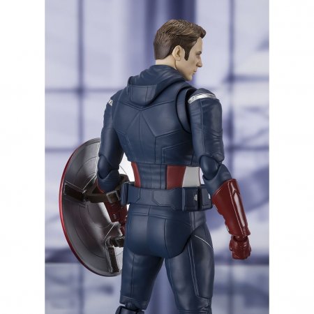  Bandai Tamashii Nations S.H.Figuarts:     (Captain America Cap Vs Cap Edition) :  (Avengers: Endgame) (595232) 15 